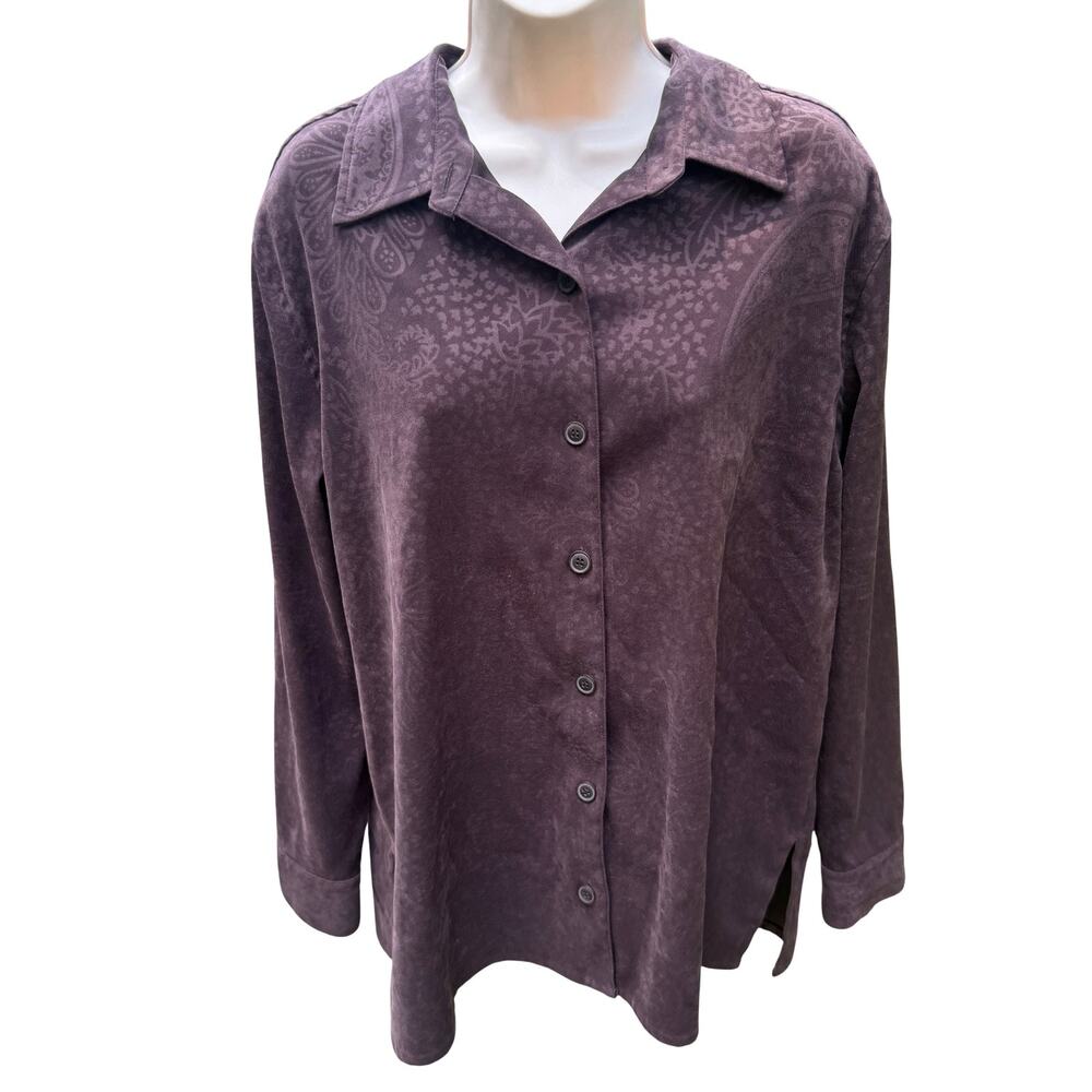 Classic Elements| Subtle Floral Print Women’s Lar… - image 1